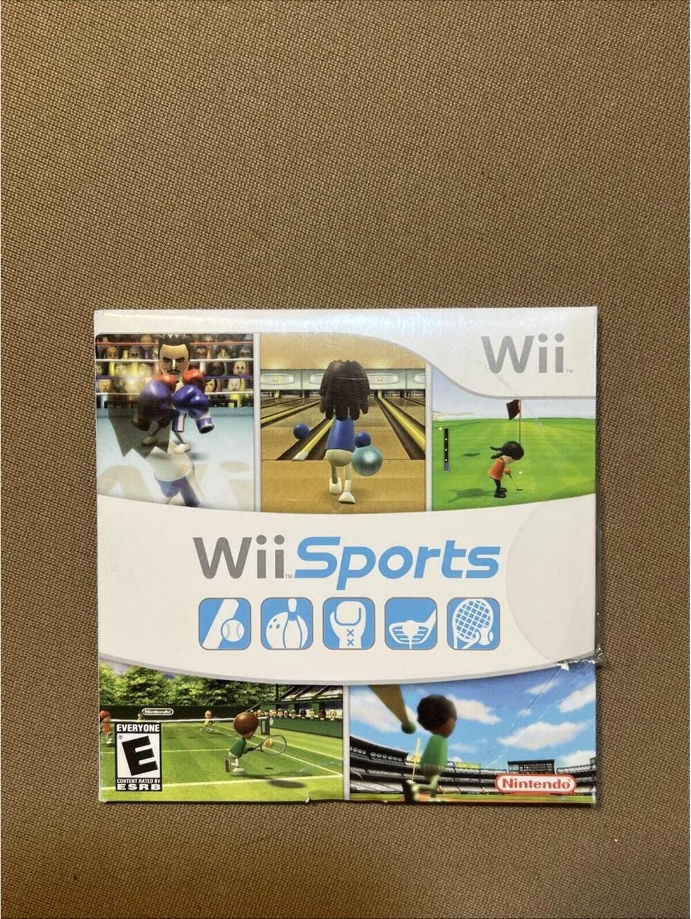 Wii Sports (Nintendo Wii, 2006) CIB Cardboard Sleeve w/ Manual